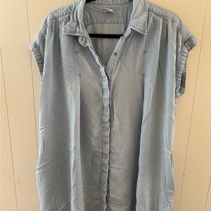 Free People Light Blue Denim Dress